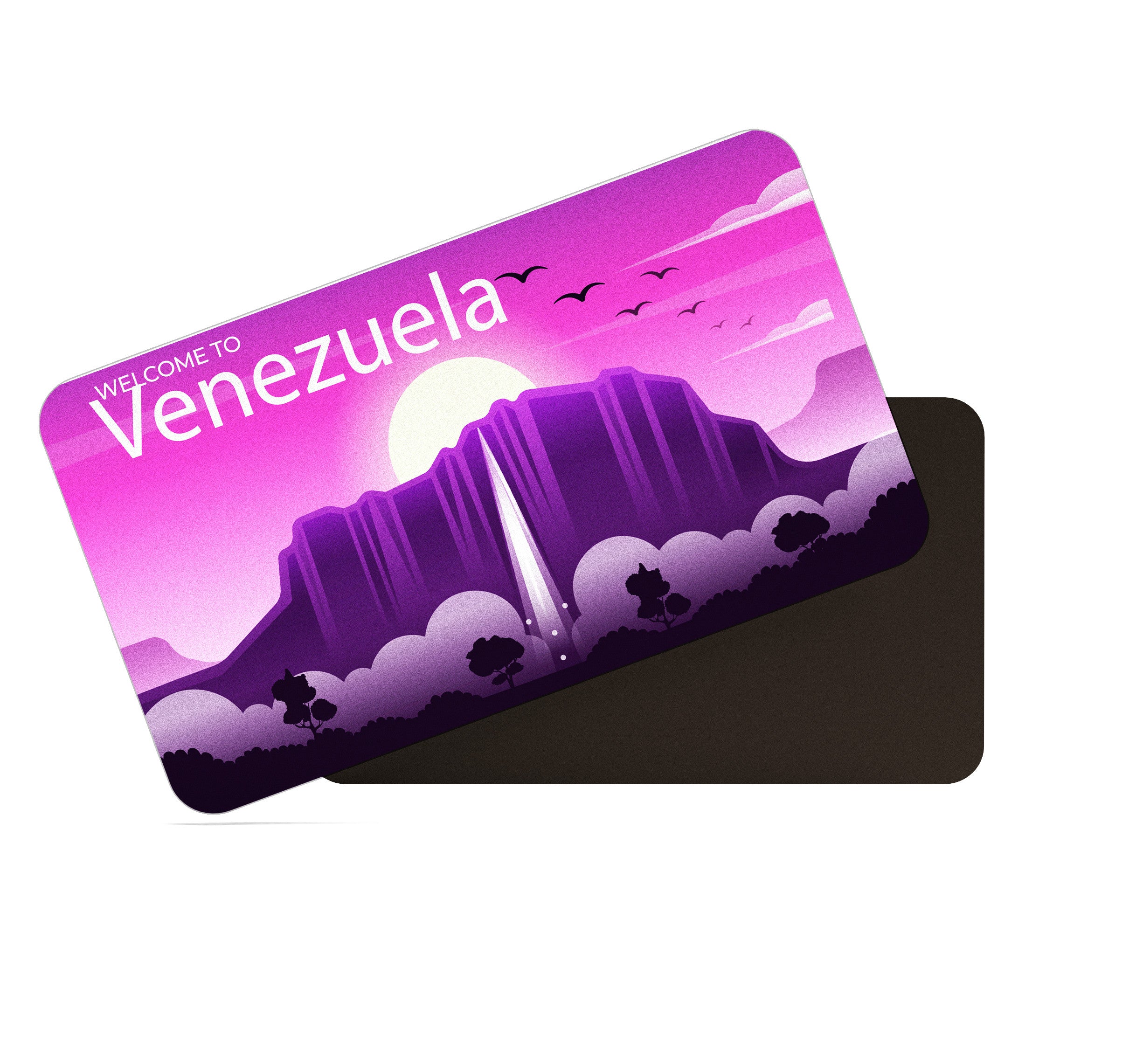 dhcrafts Rectangular Fridge Magnet Multicolor Venezuela D4 Design Pack of 1 (8.6cm x 5.4cm)